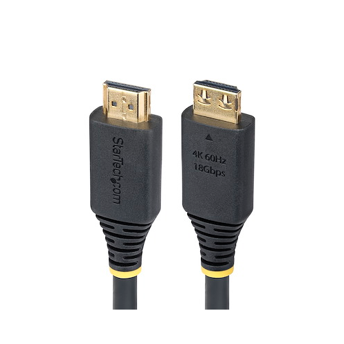Cablu StarTech HDMI2-CABLE-GRIP-2M, HDMI male - HDMI male, 2 m, Black