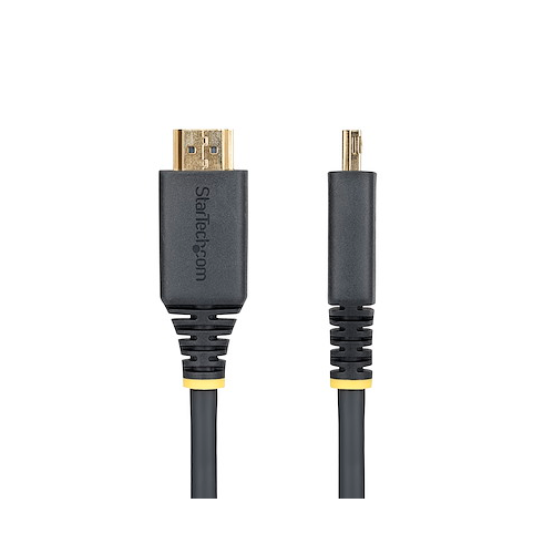 Cablu StarTech HDMI2-CABLE-GRIP-30C, HDMI male - HDMI male, 0.3 m, Black