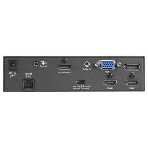 Switch KVM Startech HDVGADP2HD, 3x HDMI, 1x DisplayPort, 1x VGA, Black