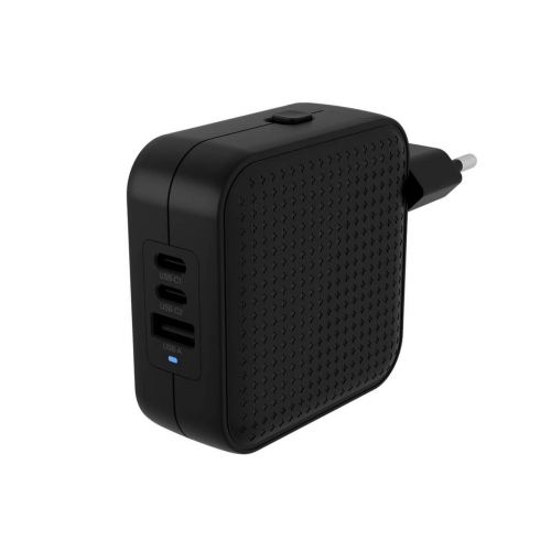 Incarcator retea Targus HJ1003BKWWGL, 1x USB-A, 2x USB-C, Black