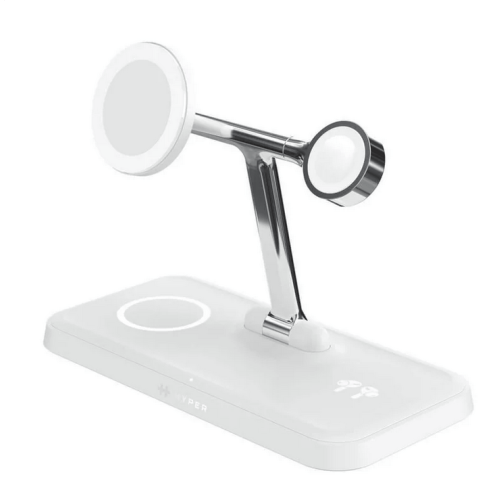 HYPERJUICE QI2 4 IN 1/CHARGING STAND - WHITE