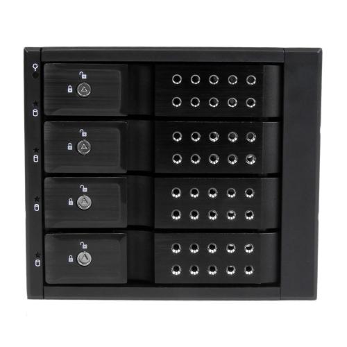 Rack HDD Startech HSB4SATSASBA, SATA, 3.5inch, Black