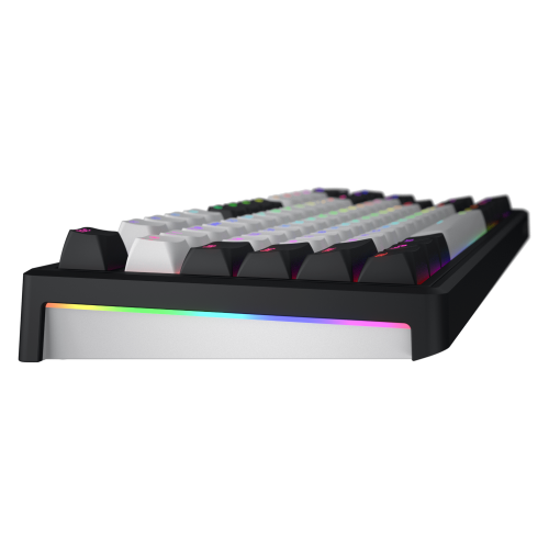 Tastatura Hator Skyfall Mag ULTIMA 8K, RGB LED, Bluetooth/USB/USB Wireless, Black-White