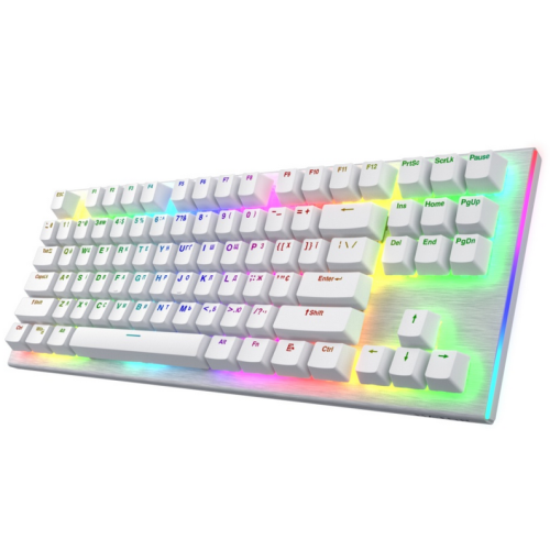 Tastatura Hator Gravity X TKL, RGB LED, USB, White