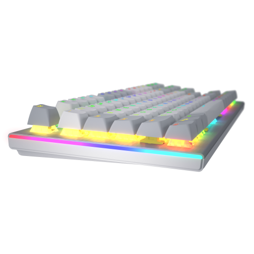 Tastatura Hator Gravity TKL, RGB LED, USB, White