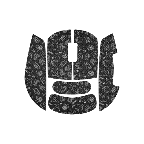 Mouse Optic Hator Quasar 2 Pro, USB/USB Wireless/Bluetooth, Black-Orange