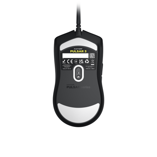 Mouse Optic Hator Pulsar 3, USB, Black