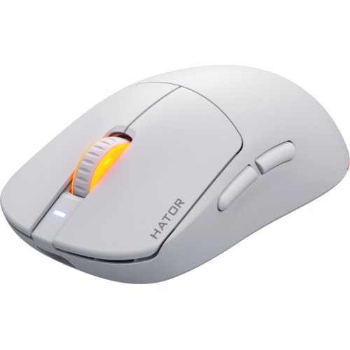 Mouse Optic Hator Quasar 3, USB/Wireless USB/Bluetooth, White