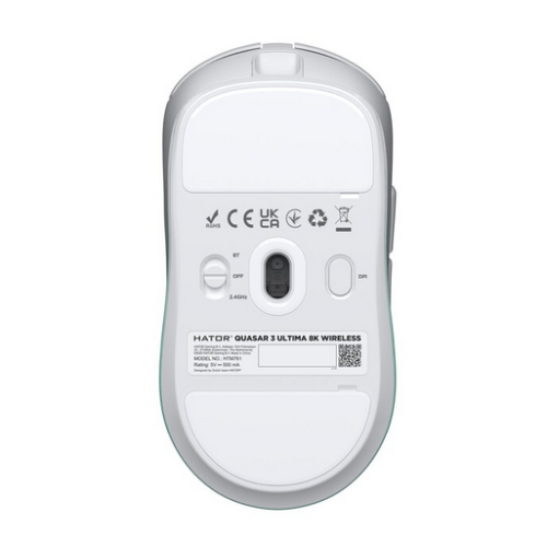 Mouse wireless Hator Quasar 3 white-mint