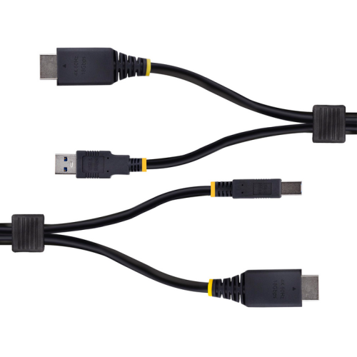 Cablu KVM Startech HU1226-KVM-CABLE, HDMI + USB-A - HDMI + USB-B, 1.8 m, Black