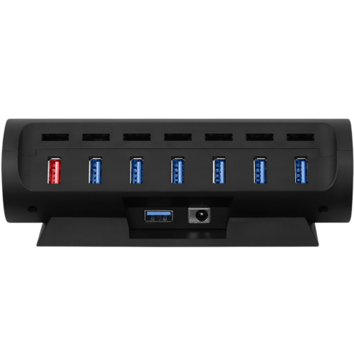 Hub USB CTRL 7, 7x USB 3.0 Type A, RGB, Negru, SPUH-HC71217.11