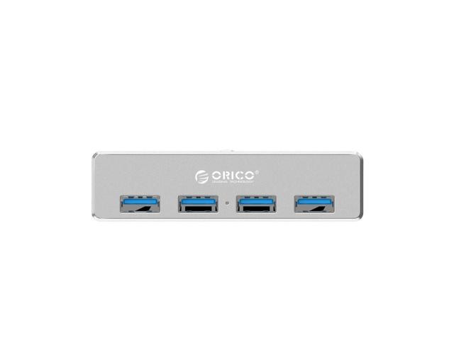 Hub USB Orico MH4PU, 4x USB 3.2 Gen 1, Silver