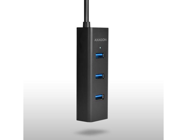 Hub USB Axagon HUE-S2BL, 4x USB 3.2 gen 1, Black