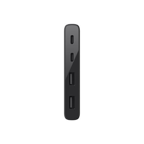 Hub USB Belkin Mini, USB-C - 2x USB-C + 2x USB 2.0, Black