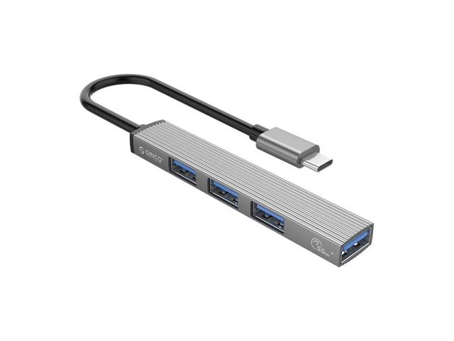 Hub USB Orico AH-13, 4x USB 3.2 gen 1, Gray