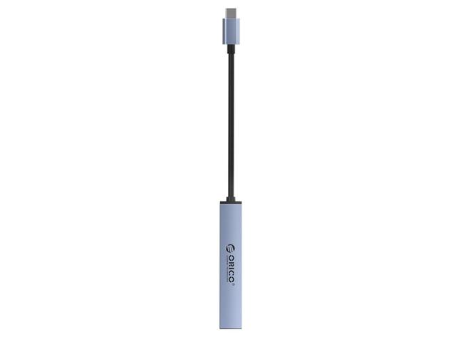 HUB USB Orico AHC1-4A-GY, 3x USB 3.0 female + 1x USB 2.0, 0.15m, Grey