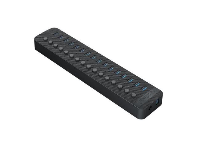 HUB USB Orico CT2U3-16AB-BK, 16x USB 3.2 Gen 1, Black