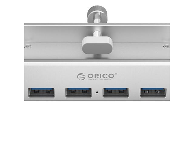 HUB USB Orico MH4PU-P-SV, 4x USB 3.2 gen 1, Silver