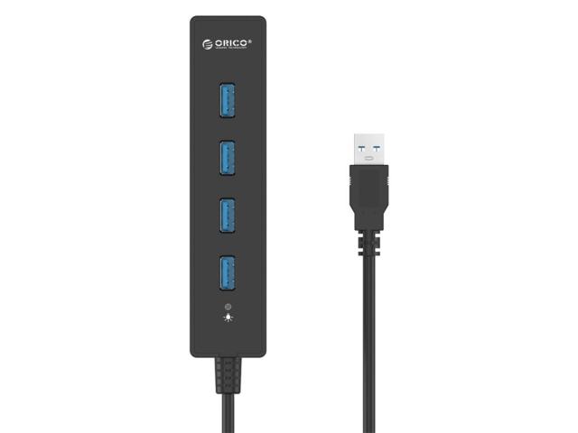 HUB USB Orico W8PH4-U3, 4x USB 3.2 gen 1, Black
