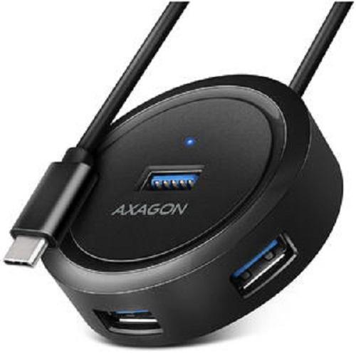 HUB USB Axagon HUE-P1C, 4x USB 3.2 gen 1, Black