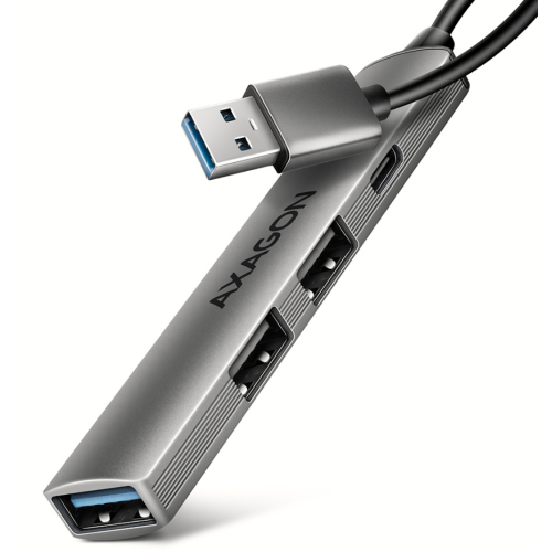 Hub HUE-STA , USB-C, USB-A, Gri