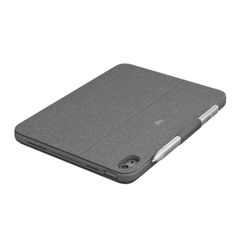 Husa/Stand Logitech Combo Touch cu tastatura pentru iPad 10th gen, Layout US, Oxford Grey
