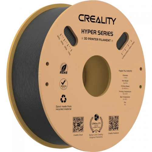 Filament Creality HYPER-PLA Black PLA, 1.75mm, Black