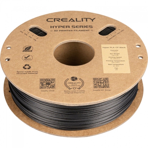 Filament Creality HYPER-PLA Black PLA, 1.75mm, Black