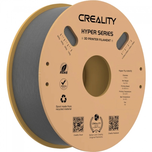 Filament Creality HYPER-PLA Grey PLA, 1.75mm, Grey