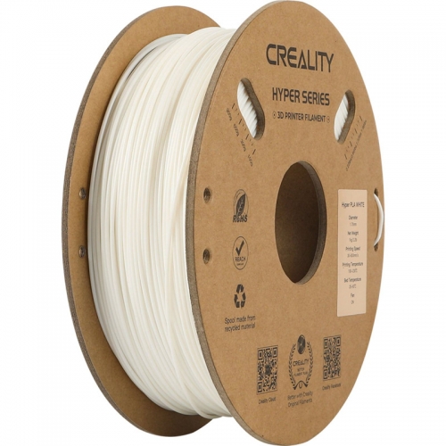 Filament Creality HYPER-PLA White PLA, 1.75mm, White