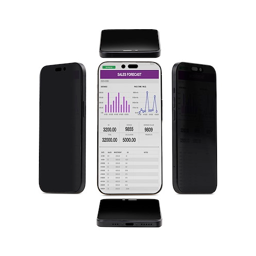 PRIVACY SCREEN FOR IPHONE 16/- TEMPERED GLASS PROTECTOR/FILTE