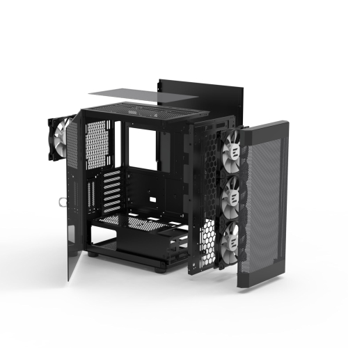 Carcasa Zalman i4 TG Black, Fara sursa