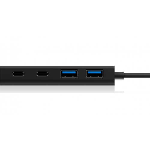 Hub USB Raidsonic Icy Box IB-HUB1426-CPD, 2x USB-C, 2x USB, Black