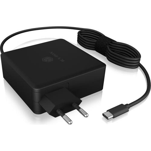Incarcator retea Raidsonic Icybox IB-PS101-PD, 1x USB, 1x USB-C, Black