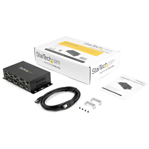 Adaptor Startech ICUSB2328I, 8x DB-9, Black