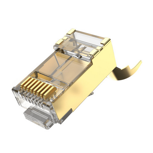 Mufa RJ-45 FTP Vention, Cat. 8, 10 buc per set, auriu, 