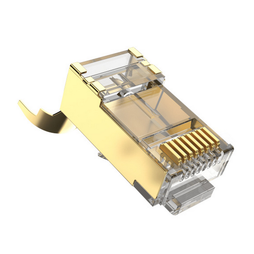 Mufa RJ-45 FTP Vention, Cat. 8, 10 buc per set, auriu, 