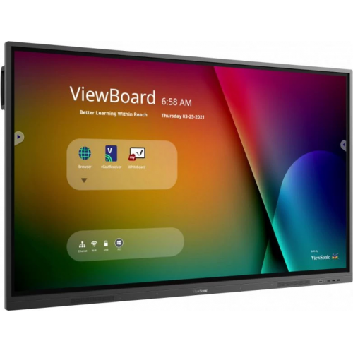 Display interactiv Viewsonic Seria IFP7550-5 IFP50-5, 75inch, 3840x2160pixeli, Black