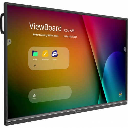 Display interactiv Viewsonic Seria IFP8650-5F IFP50-5F, 86inch, 3840x2160pixeli, Black