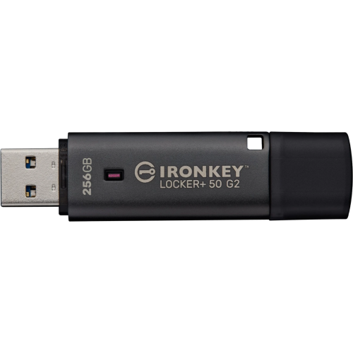 KINGSTON 256GB IronKey Locker Plus 50 G2 FIPS 197 AES-256