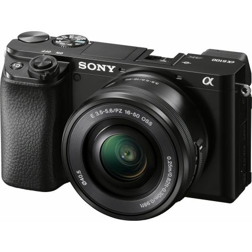 Aparat foto Mirrorless Sony a6100, 24 MP, Black + Obiectiv E 16-50 mm f/3.5-5.6 OSS