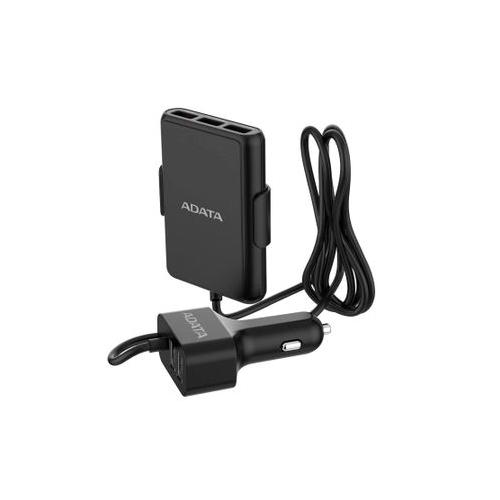 Incarcator Auto ADATA, 5x USB, 1.5m, 2.4A, Black 
