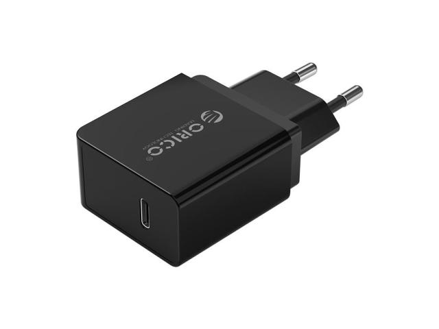 Incarcator retea Orico CD18-C, USB-C, 3A, Black