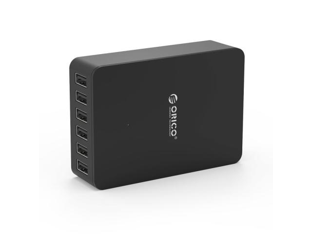 Incarcator Orico CSE-6U, 6x USB, 2.4A, Black