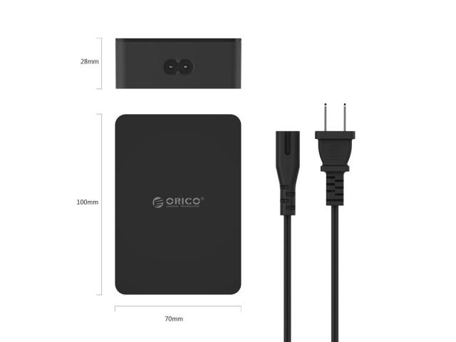 Incarcator Orico CSE-6U, 6x USB, 2.4A, Black
