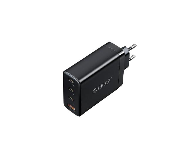 Incarcator retea Orico PV100-1U3C, 1x USB-A, 4x USB-C, Black