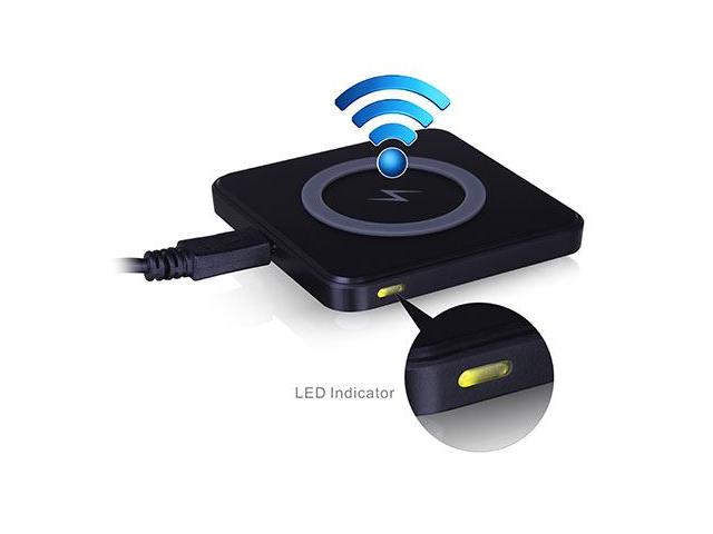 Incarcator Wireless Thermaltake, 1x USB - 1x microUSB, 1A, Black