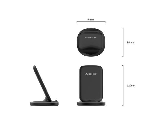 Incarcator Wireless Orico ZMCL01, 1x microUSB, 10W, Black