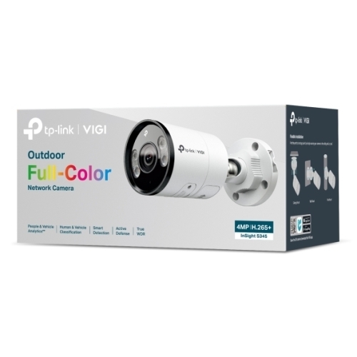 Camera IP Bullet TP-Link InSight S345, 4 MP, Lentila 2.8 mm, IR 30 m