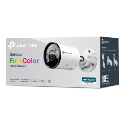 Camera IP Bullet TP-Link InSight S355, 5 MP, Lentila 4 mm, IR 30 m